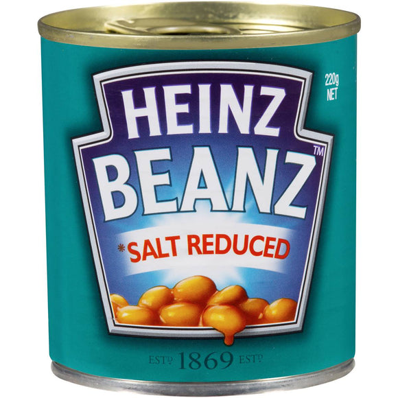 Heinz Baked Beans Salt Reduced Tomato Sauce 220g
