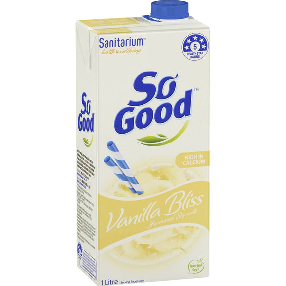 Sanitarium So Good Vanilla Bliss Flavoured Milk 1l