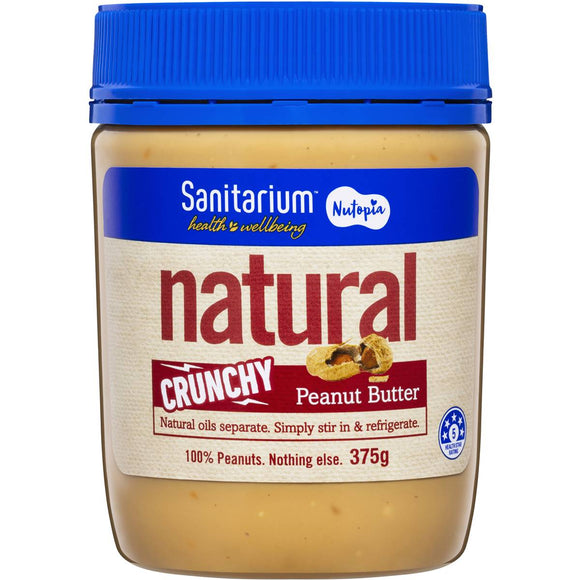 Sanitarium Peanut Butter Crunchy Natural 375g