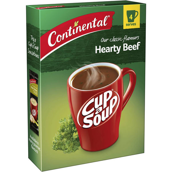 Continental Cup A Soup Classic Hearty Beef 4 pack