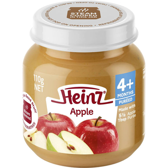Heinz Pureed Food 4 Months Fruity Apple 110g