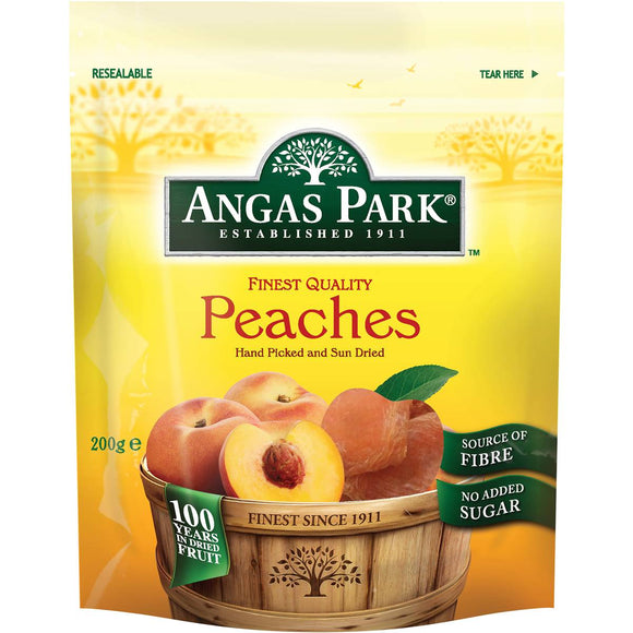 Angas Park Peaches Dried 200g