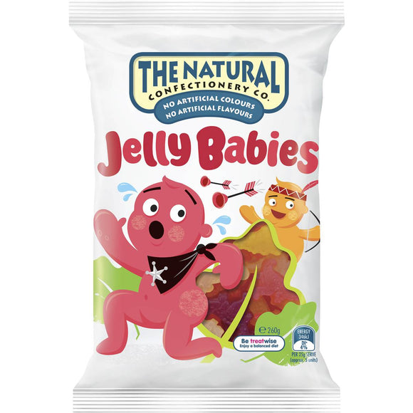 The Natural Confectionery Co Jelly Babies 260g bag