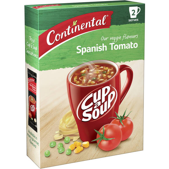 Continental Cup A Soup Instant Soup Hearty Spanish Tomato 2 pack