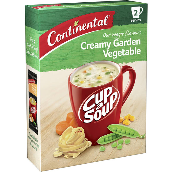 Continental Cup A Soup Creamy Garden Vegetable 2 Pack 2pk 70g