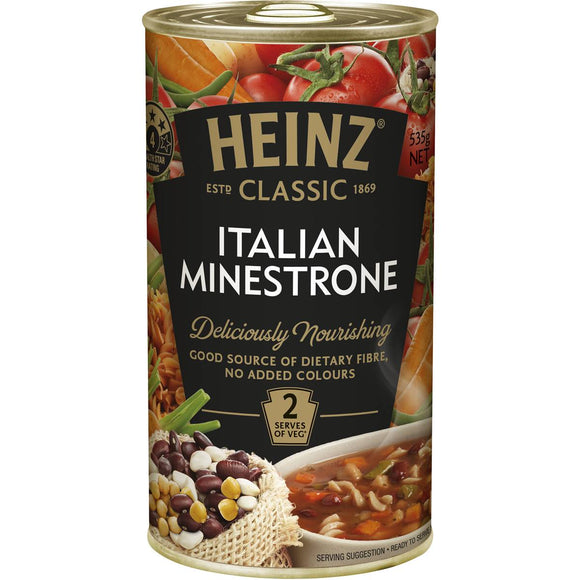 Heinz Classic Canned Soup Italian Minestrone 535g