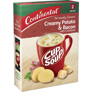 Continental Cup A Soup Creamy Potato & Bacon With Croutons 2 pack