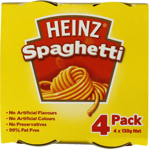 Heinz Spaghetti Tomato Sauce & Cheese 4x130g