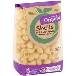 Macro Organic Shells Pasta 500g
