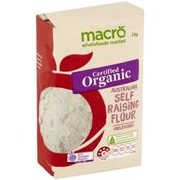 Macro Organic Self Raising Flour 1kg