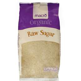 Macro Organic Raw Sugar Organic 1kg