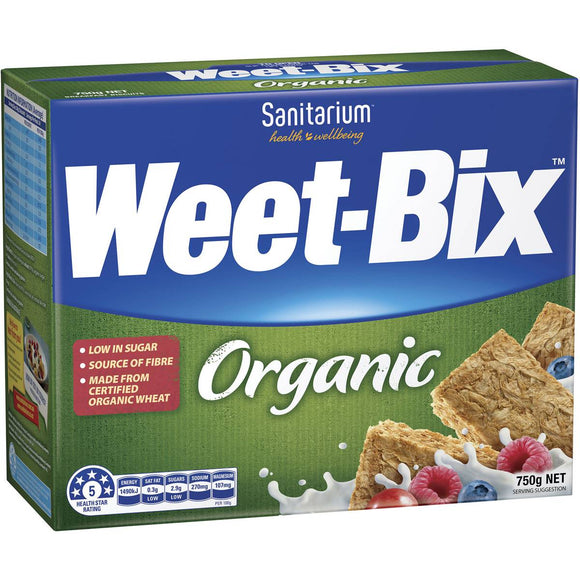 Sanitarium Weet-bix Organic 750g
