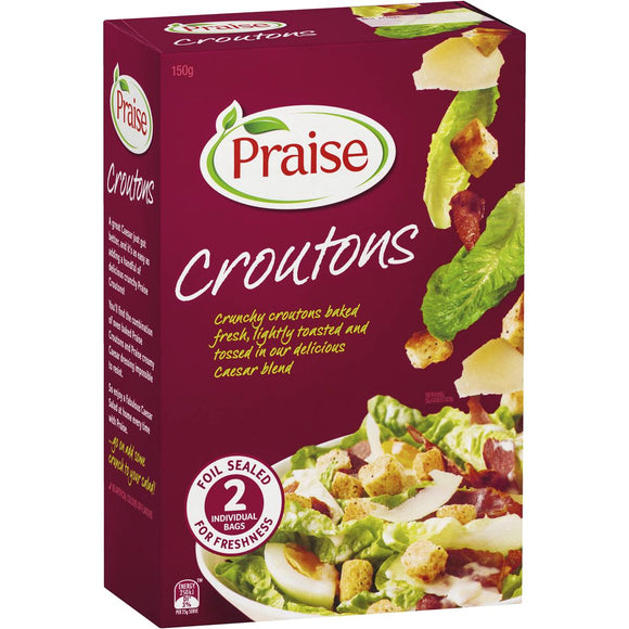Praise Caesar Salad Croutons 150g