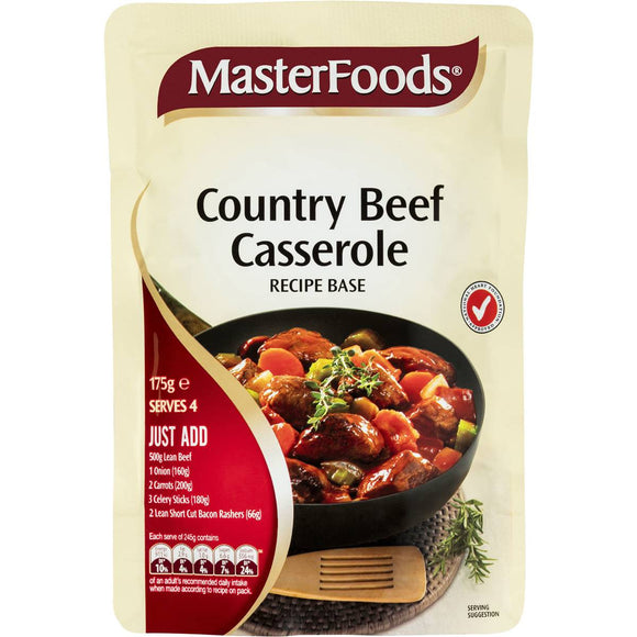 Masterfoods Recipe Base Country Beef Casserole 175g