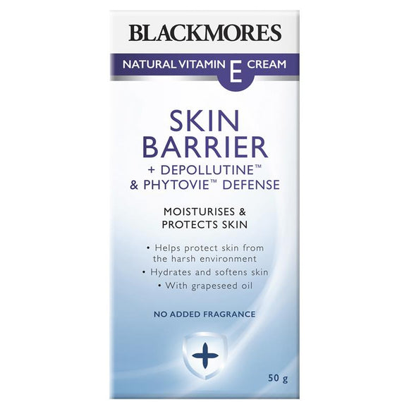 Blackmores Natural Vitamin E Cream Skin Barrier 50g