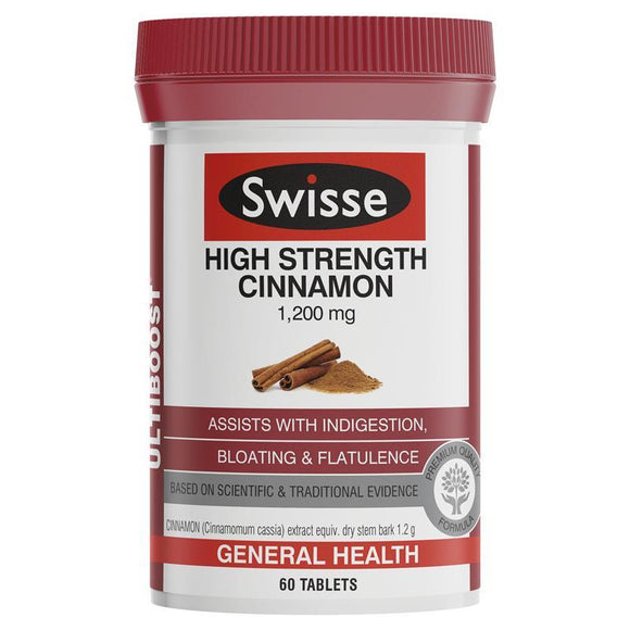 Swisse Ultiboost High Strength Cinnamon 60 Tablets