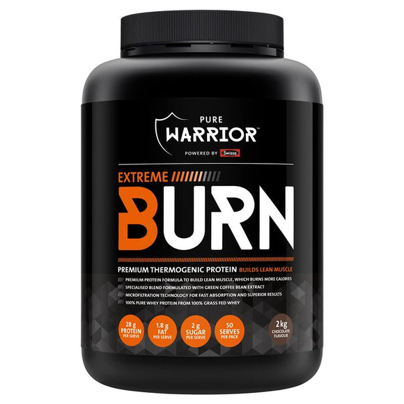 Pure Warrior Powered by Swisse™ Extreme Burn Chocolate 2kg