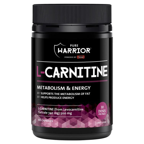 Pure Warrior L-Carnitine 120 Capsules