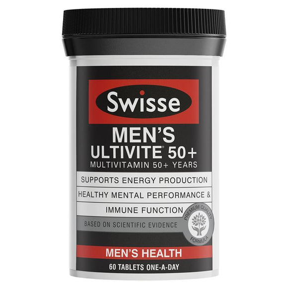 Swisse Men's Ultivite 50+ 60 Tablets