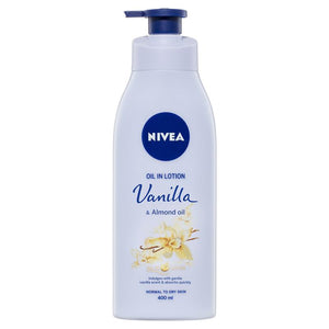 Nivea Body Oil In Lotion Vanilla Almond 400ml