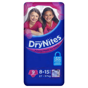 Huggies DryNites Girl 8+ Years 9 Pack