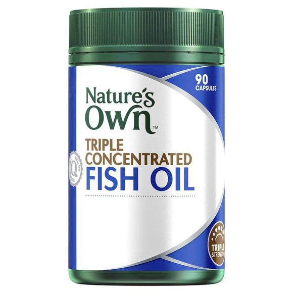 Nature's Own Triple Concentrated Fish Oil Odourless 90 Capsules