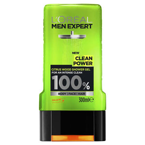L'Oreal Men Expert Shower Gel Clean Power 300ml