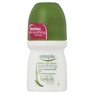 Simple Antiperspirant Roll On Deodorant 50ml