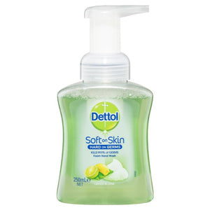 Dettol Soft on Skin Foaming Hand Wash Lime and Mint 250ml