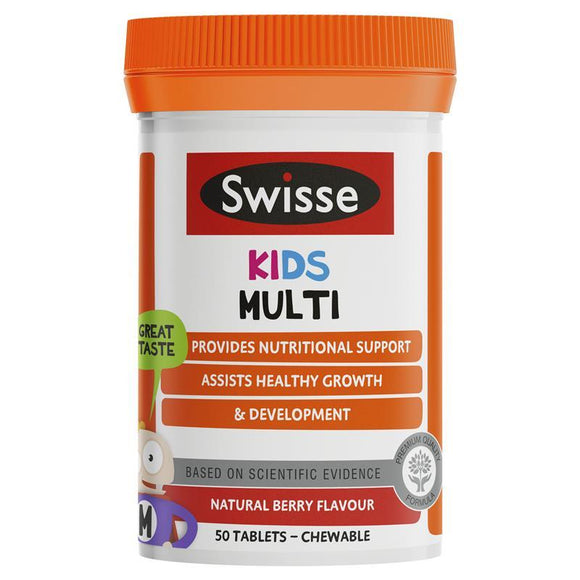 Swisse Kids Multivitamin 50 Chewable Tablets