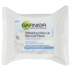 Garnier Moisture Match Start Afresh Refreshing Make-Up Remover Wipes 25