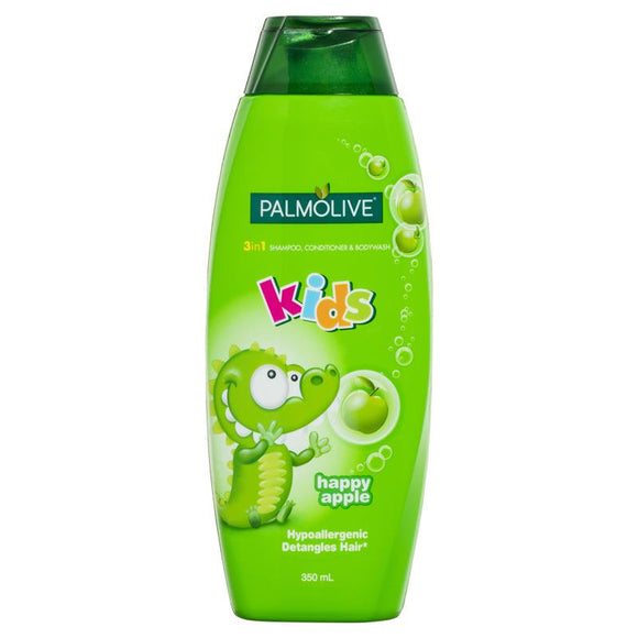 Palmolive Kids Happy Apple 3 in 1 Shampoo Conditioner & Body Wash 350ml