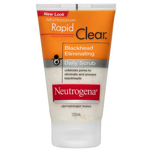 Neutrogena Rapid Clear Blackhead Eliminating Daily Scrub 125ml