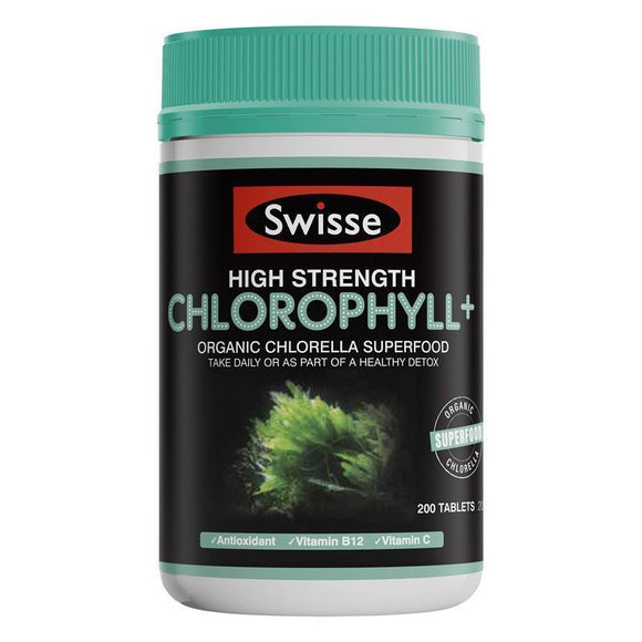 Swisse High Strength Chlorophyll+ 1000mg 200 Tablets