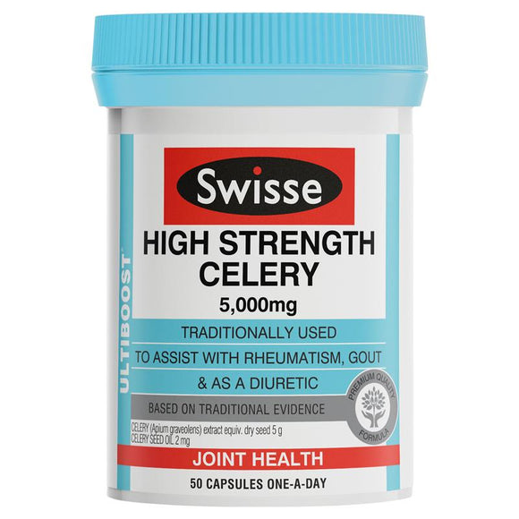 Swisse Ultiboost High Strength Celery 5000 mg 50 Caps