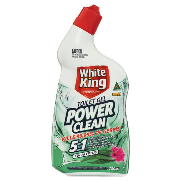 White King Powerclean Toilet Gel Eucalyptus 700ml