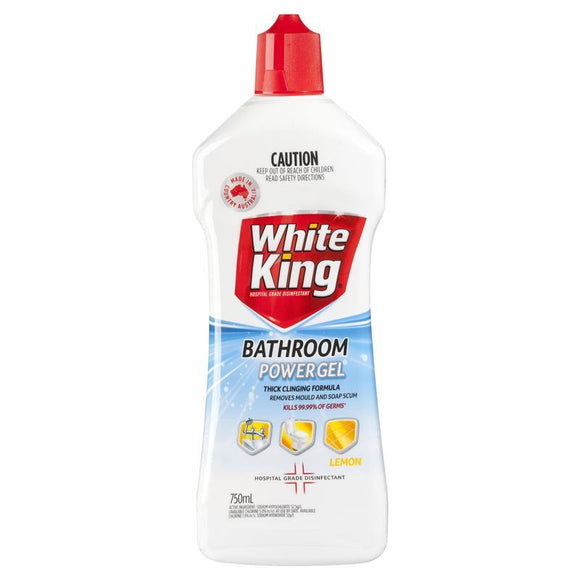 White King Bathroom Power Gel Lemon 750ml