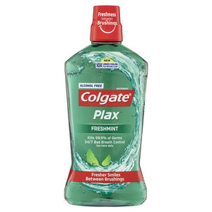 Colgate Plax Alcohol Free Mouthwash Freshmint 1L