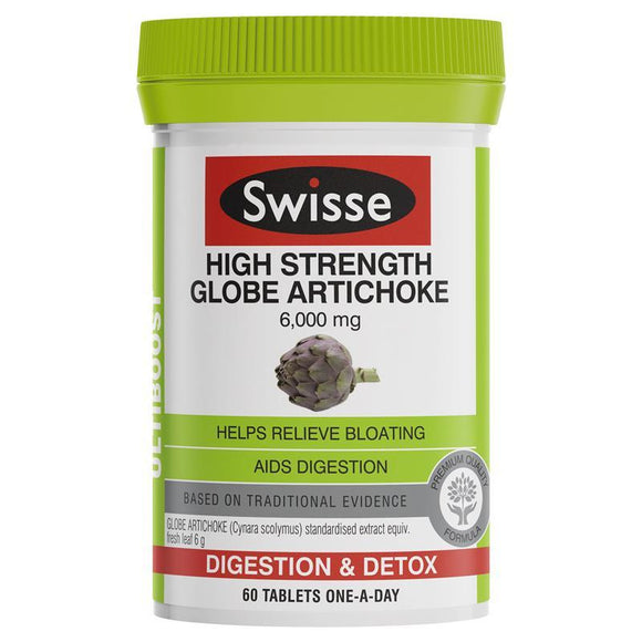 Swisse High Strength Globe Artichoke 60 Tablets