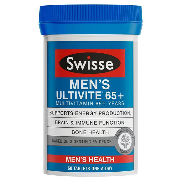 Swisse Men's Ultivite 65+ 60 Tablets