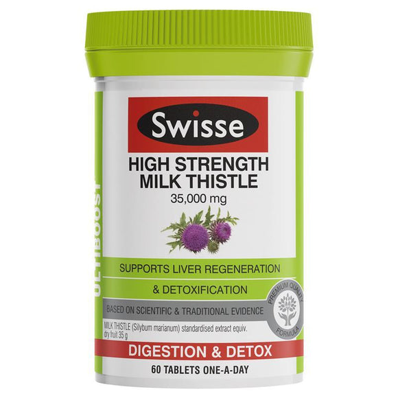 Swisse High Strength Milk Thistle 60 Tablets
