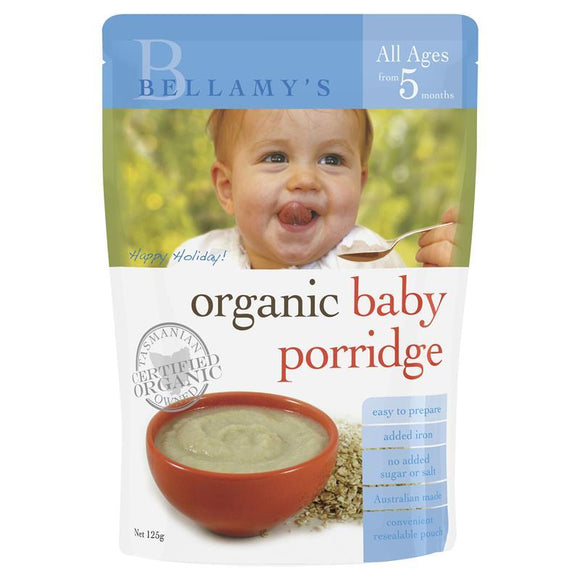 Bellamy's Organic Baby porridge 125g
