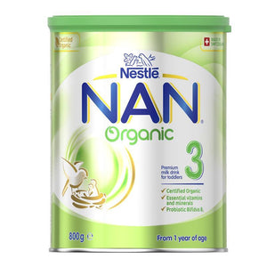 NAN Organic Toddler Milk Drink Step 3 800g