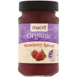 Macro Organic Strawberry Jam 250g