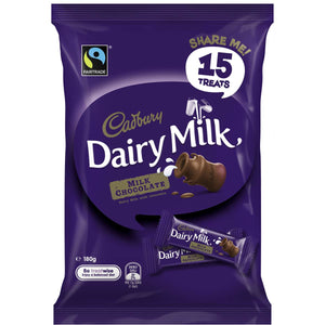Cadbury Dairy Milk Chocolate Sharepack 15pk 180g
