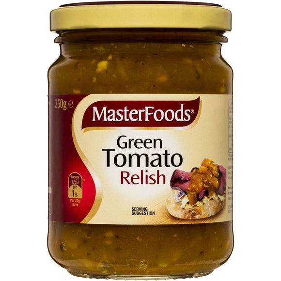 Masterfoods Relish Cafe Green Tomato 250g
