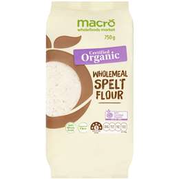 Macro Organic Flour Wholemeal Spelt 750g