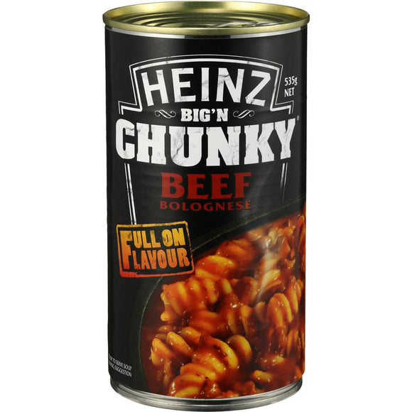 Heinz Big N Chunky Canned Soup Pasta Bolognese 535g