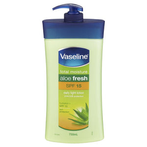 Vaseline Intensive Care SPF 15 Body Lotion Aloe Soothe 750ml