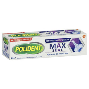 Polident MAX SEAL Denture Adhesive Cream 40g